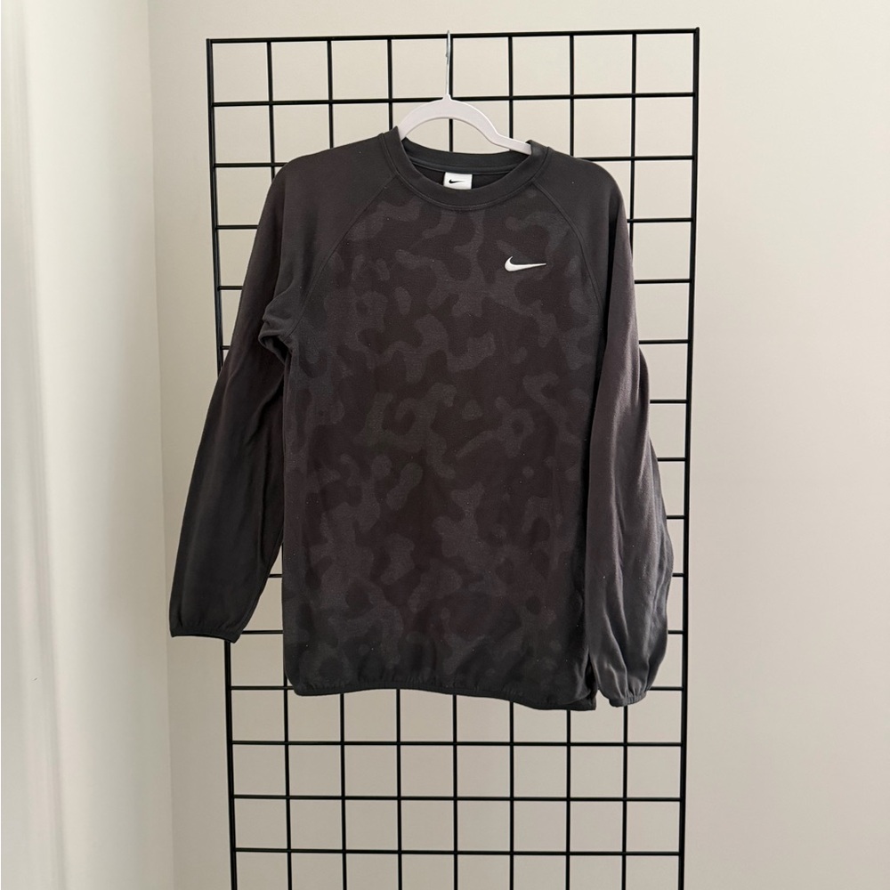 Nike Dri-FIT Black Camo Sweatshirt